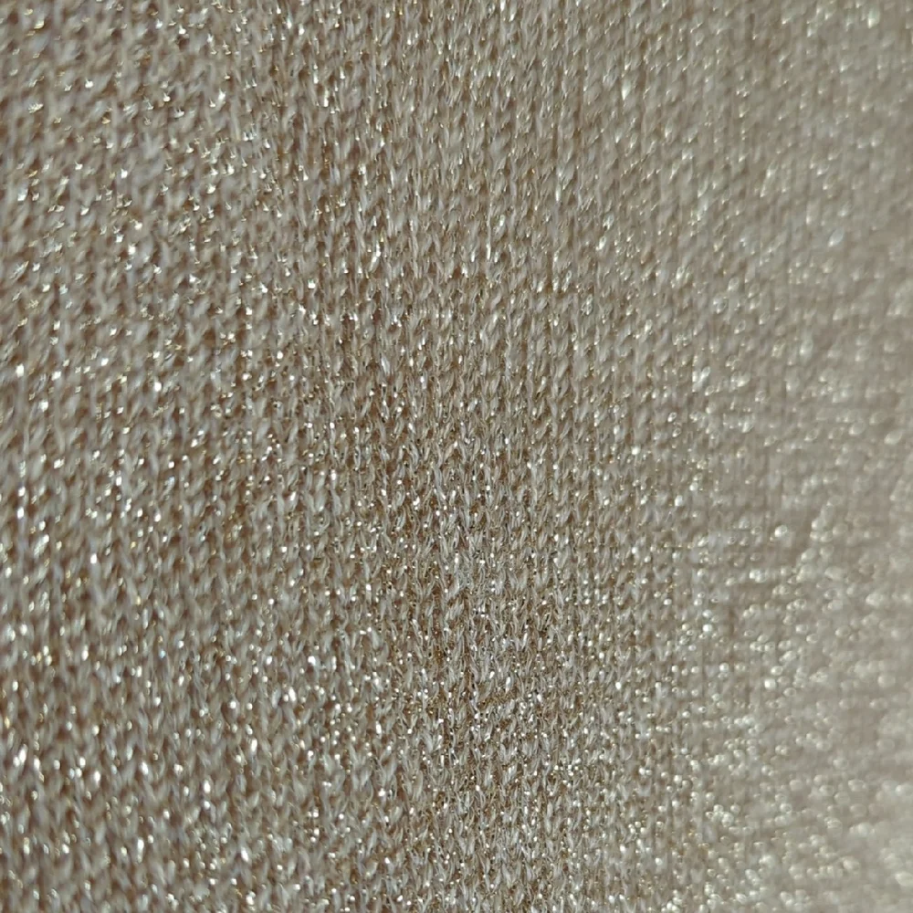 Metallic Gold Lightweight Sweater - Picture 5 of 6